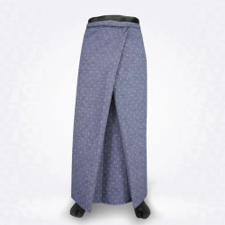 Denim Lungi-Bluish Grey Steel Grey Slate Grey Cotton